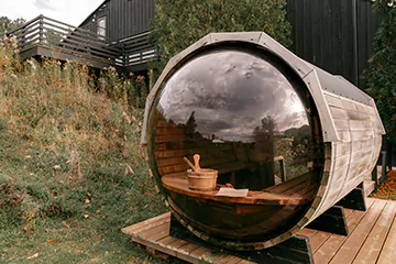 panoramic view sauna in Pickering, ON