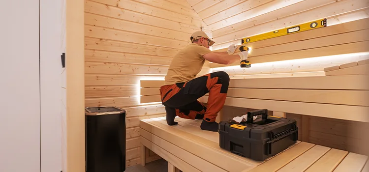 Commercial Sauna Installation in Pickering, ON