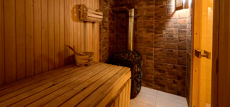 Traditional Sauna Cabin Conversion in Pickering, Ontario