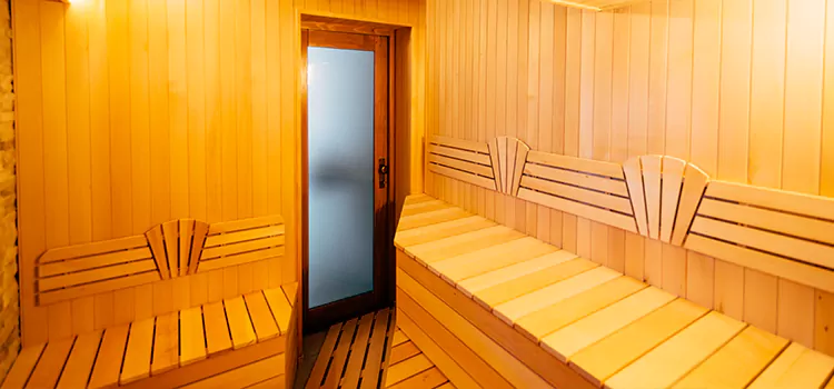 Old Cabin Conversion To Sauna in Pickering, Ontario