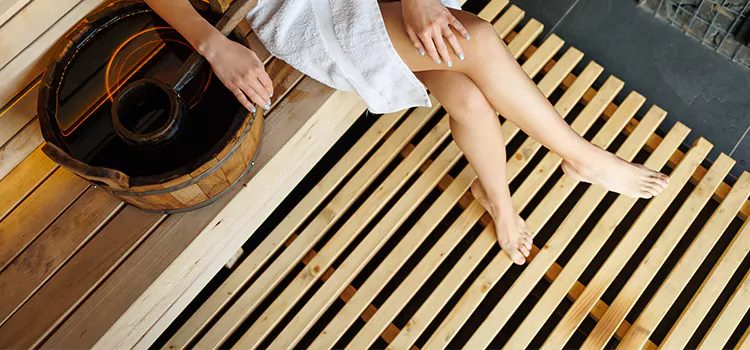 Composite Sauna Deck Installation in Pickering, ON