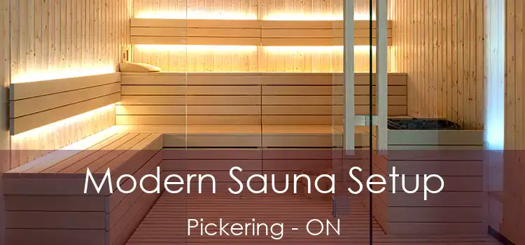  Modern Sauna Setup Pickering - ON