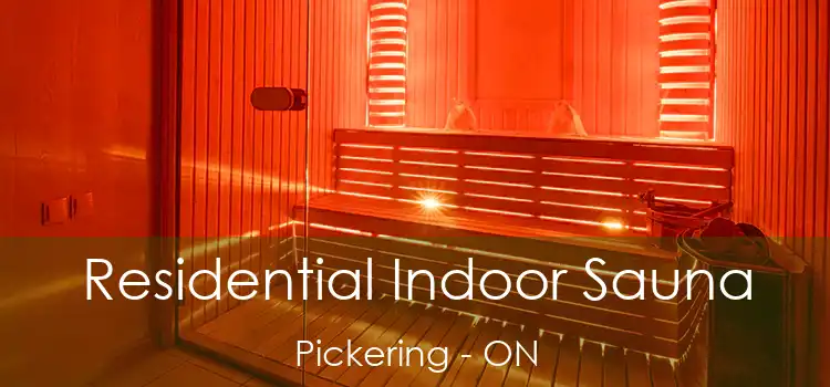  Residential Indoor Sauna Pickering - ON