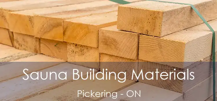  Sauna Building Materials Pickering - ON