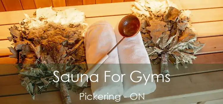  Sauna For Gyms Pickering - ON