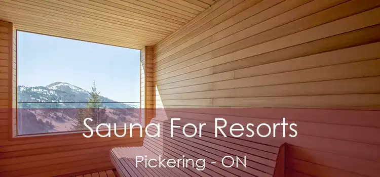  Sauna For Resorts Pickering - ON